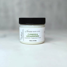 Load image into Gallery viewer, Shea_Body_Butter_- cypress cedarwood 1.5oz