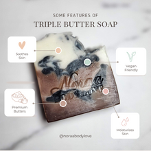 Load image into Gallery viewer, Cocoa Butter Cashmere Triple Butter Bar