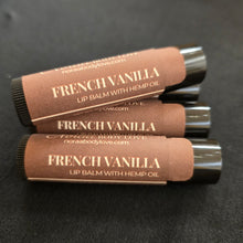 Load image into Gallery viewer, Noraa Body Love French Vanilla Lip Balms with Hemp Oil