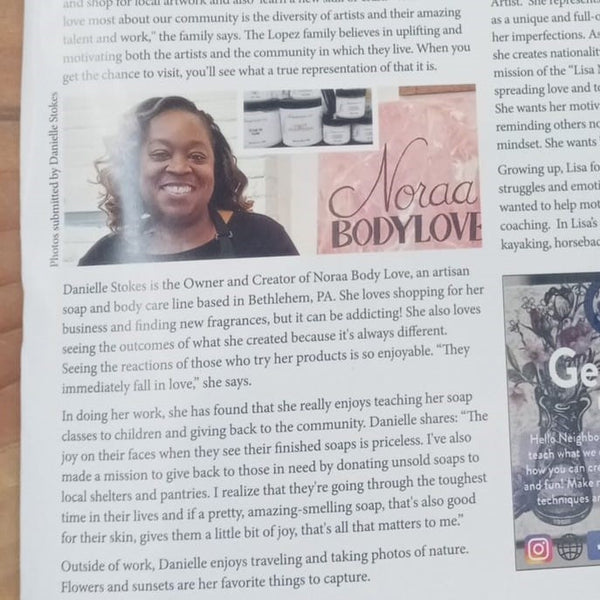 "That Soap Chick" featured in local publication
