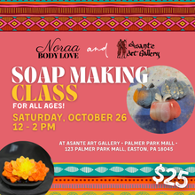 Load image into Gallery viewer, Soap Making Class at Asante Art Gallery
