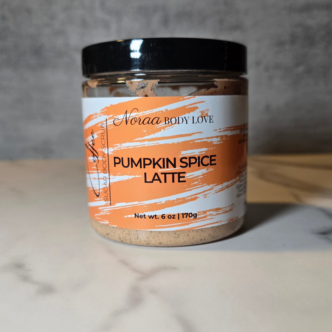 Noraa Body Love Pumpkin Spice Latte Coffee and Sugar Body Scrub