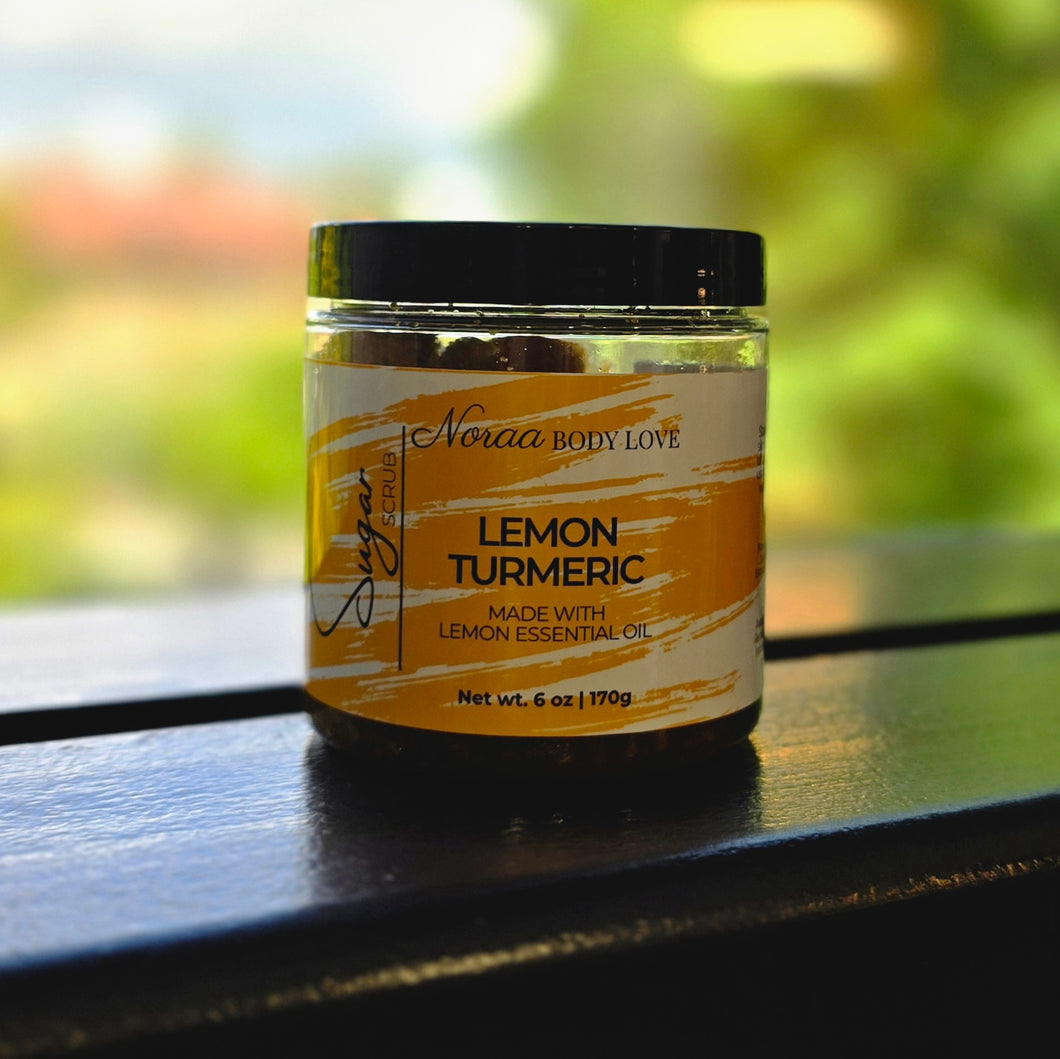 Lemon Turmeric Brown Sugar Scrub